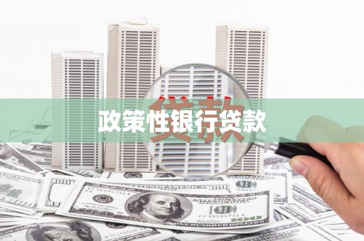 果洛政策性银行贷款