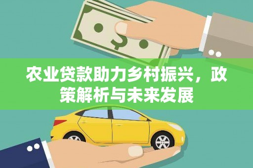 果洛农业贷款助力乡村振兴，政策解析与未来发展