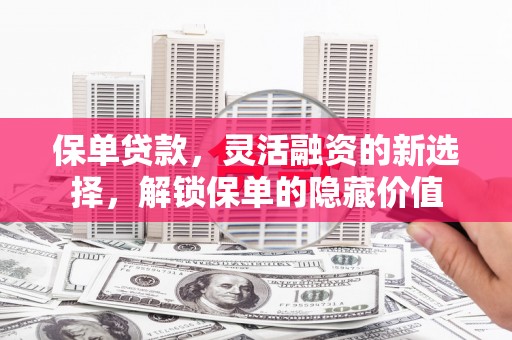 果洛保单贷款，灵活融资的新选择，解锁保单的隐藏价值
