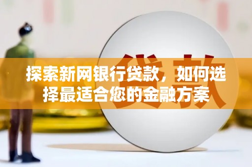 果洛探索新网银行贷款，如何选择最适合您的金融方案