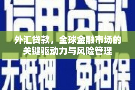 果洛外汇贷款，全球金融市场的关键驱动力与风险管理