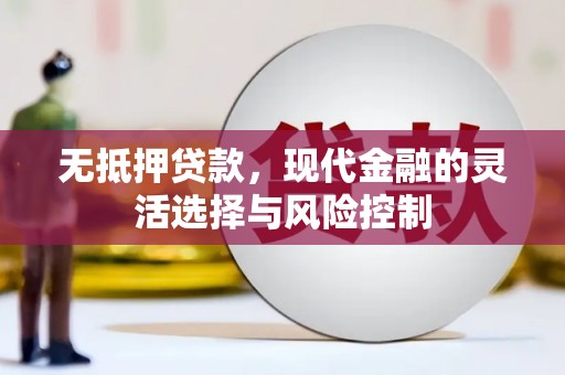 果洛无抵押贷款，现代金融的灵活选择与风险控制