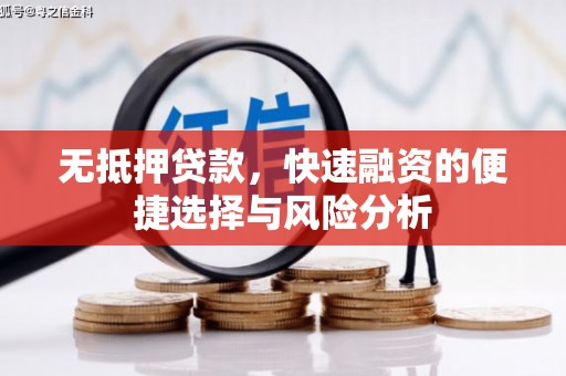果洛无抵押贷款，快速融资的便捷选择与风险分析