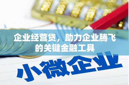 果洛企业经营贷，助力企业腾飞的关键金融工具