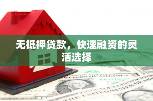 果洛无抵押贷款，快速融资的灵活选择