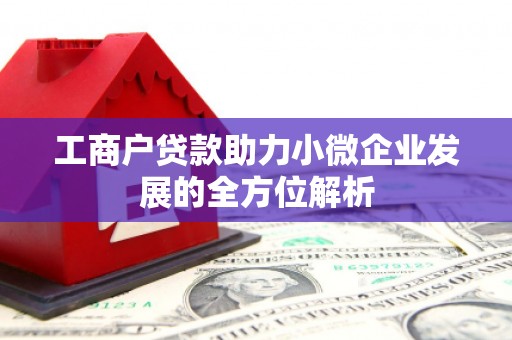 果洛工商户贷款助力小微企业发展的全方位解析