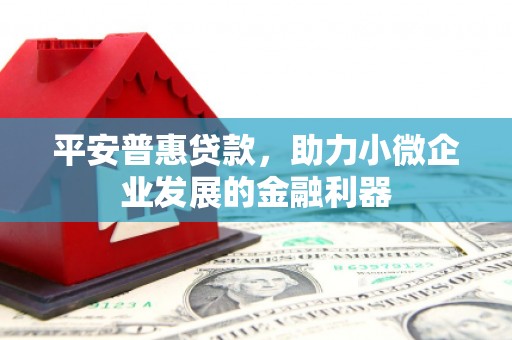 果洛平安普惠贷款，助力小微企业发展的金融利器