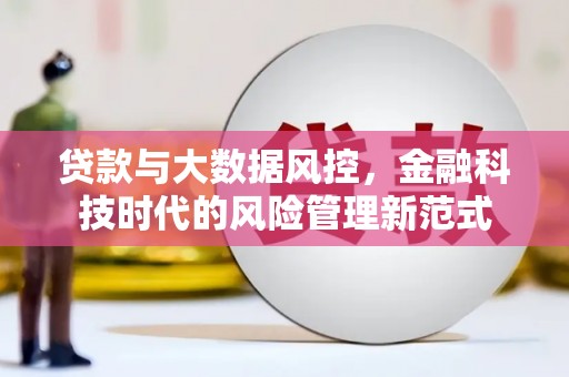 果洛贷款与大数据风控，金融科技时代的风险管理新范式