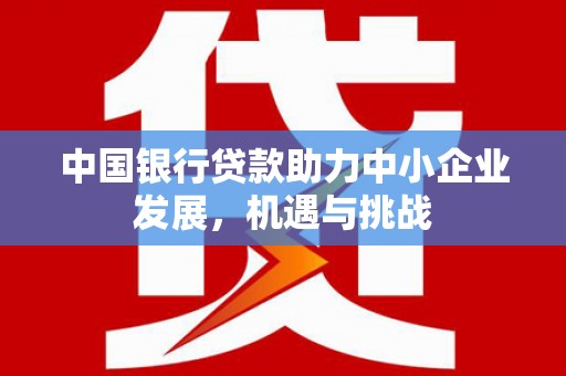 果洛中国银行贷款助力中小企业发展，机遇与挑战