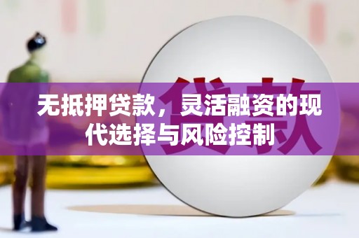 果洛无抵押贷款，灵活融资的现代选择与风险控制