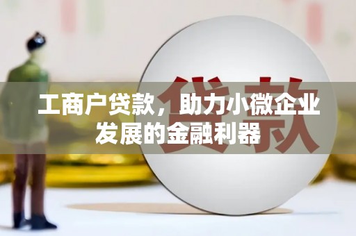 果洛工商户贷款，助力小微企业发展的金融利器