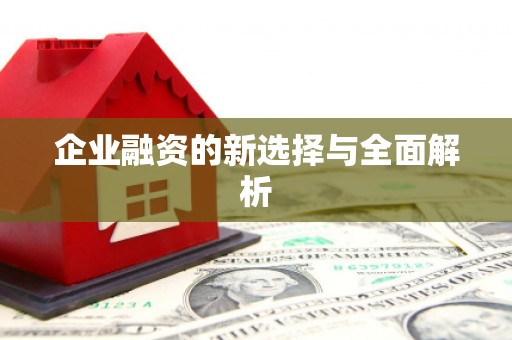 果洛企业融资的新选择与全面解析