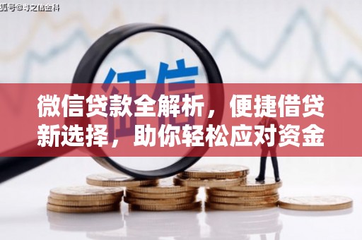 果洛微信贷款全解析，便捷借贷新选择，助你轻松应对资金需求